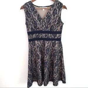 Beautiful Navy Lace Dress Size 6P